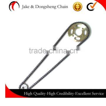 Motorcycle Sprocket Fine Blanking Wave125 Rear Sprocket Chain Drive Sproccket 428H/520/530 Golden Chain and Sprocket photo-6