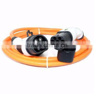 IEC 62196 16A/32A Type 2 EV connector & iec 62196 to 62196 type 2 ev charging cable ev charger type 2 male to female plug