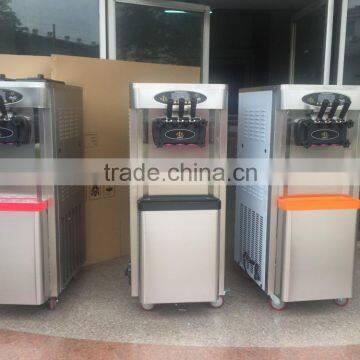 Soft Ice Cream Maker/Guangzhou Factory Commercial Floor Type Soft Ice Cream Vending Machine Maker For Sale