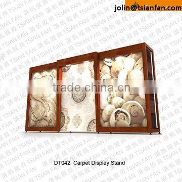DT042 Carpet sample display rack / carpet display rack staning/ furniture display rack