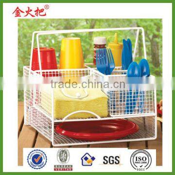 Easy Carry BBQ Picnic Caddy Utensil Holder