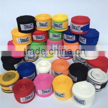 Width 5cm Length 3M 100% Cotton Bandage Strap Boxing Gloves Sanda Muaythai Bandage MMA photo-6