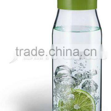 SINOGLASS 1 pc lock button slim design borosilicate glass air-tight decanter bottle