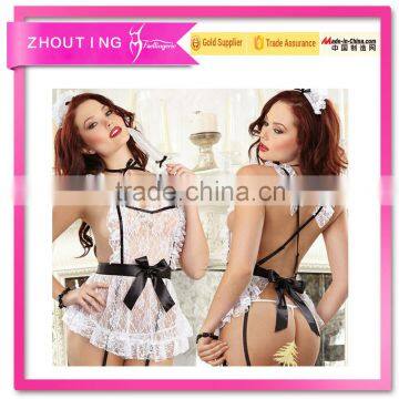 CSW4404 Fashion Sexy Costumes Sexy Maidservant Uniform For Teen Girls