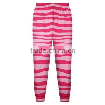 Custom Design sports pants XS-XXL Trousers For Women Strip Print N18-18