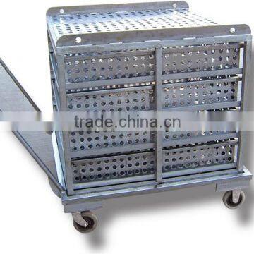 halal chicken slaughter machine/chicken slaughter machine/Frame cart for chilling