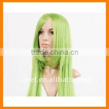 Fashion 100CM LIGHT GRASS GREEN Long Straight