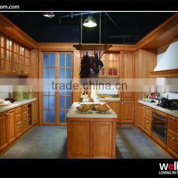 American style Solid wood kitchen cupboard design