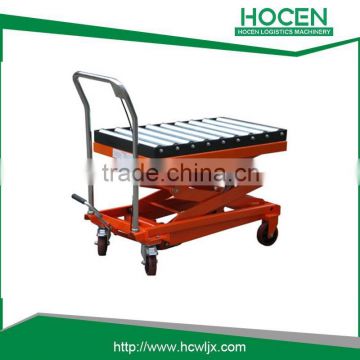 770 LB Hydraulic Work Table Lift Moveable Push Garage Shop Cart Raises up to 80"