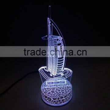 JM-3D07 Yiwu Jiumei Seven Color 3d Led Night Light Baby photo-4