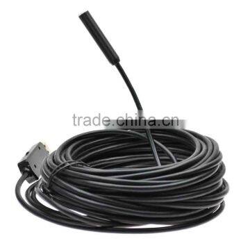 7mm Lens Borescope USB Tube Snake Scope Inspection Camera with 6 LED ,Waterproof Endoscope