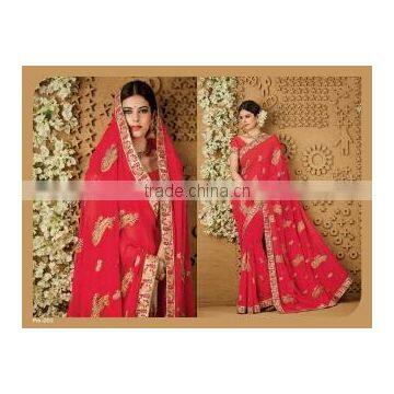 Concinnonous Pink Cotton Saree/designer Sarees Online Shopping photo-4