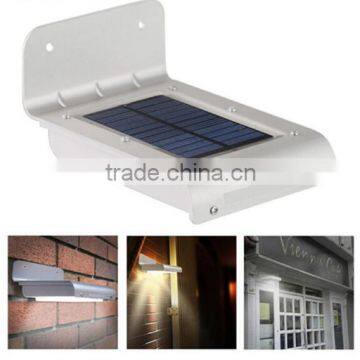 16 LED Solar Garden Lamp Waterproof Outdoor Light Optical And Motion Sensor Wall Mount Lighting Luz Lampara