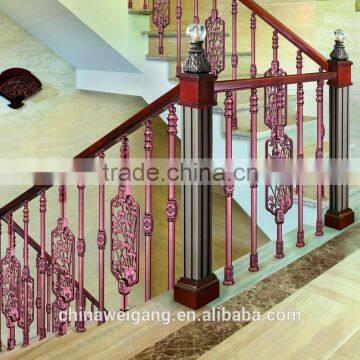 Wrought iron stairs railings handrail