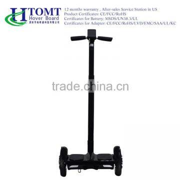 HTOMT 10inch with bluetooth speaker electric scooter two wheel self balance scooter with handle bar