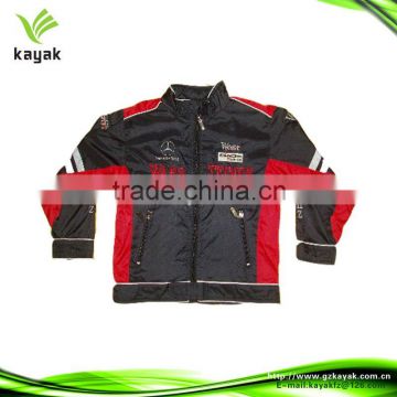 Lightweight plus size textile motorcycle jacket for children