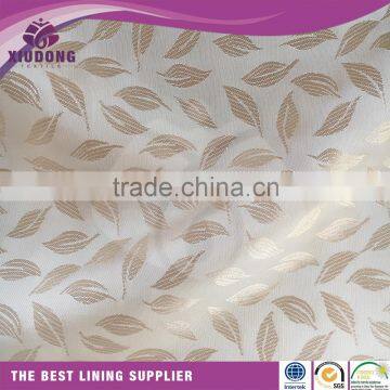 jacquard patterned viscose suit lining fabric for garment