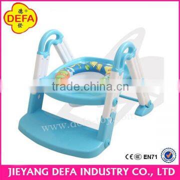 DEFA baby potty baby closestool Hot sale Europe Quality 3-in-1 foldable plastic baby potty/toilet trainer portable baby potty