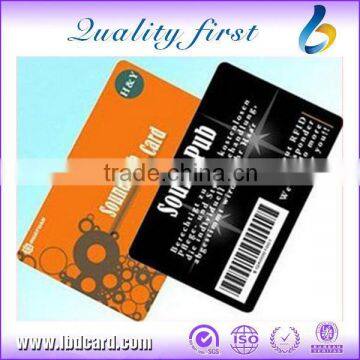 MIFARE Plus X4k Membership PVC Cards With Barcode photo-2