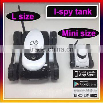 Radio control wifi mini ISO HI-tech I-spy tank micro wireless tank rc toys real time transmission APP-controlled by ipad apple