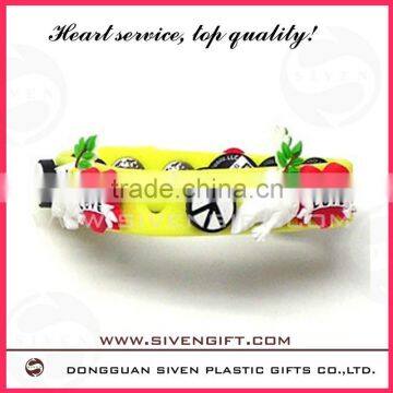 promotion cheap energye embossed wristband advertising