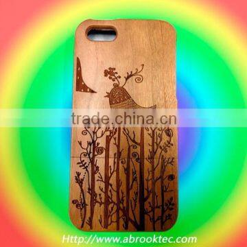 Custom Laser Logo Handmade for Bamboo Iphone 5 Case photo-3