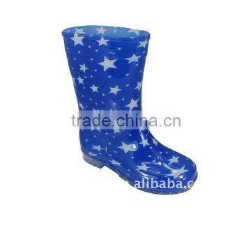 pretty blue rain boots