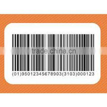 Barcode Printed Sticker