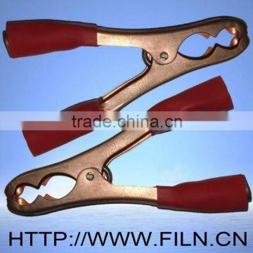 145mm copper plated iron car battery clamps