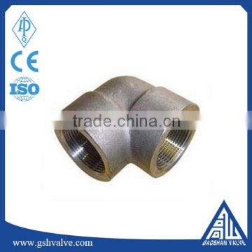 high quality socket welded forged steel 90 degree elbow with different size