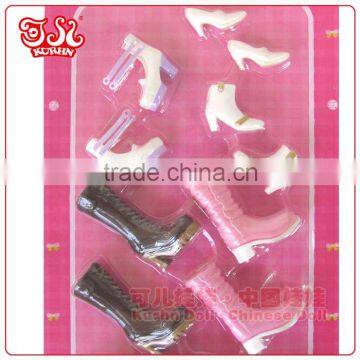 PVC fashion barbaiee doll shoes accessories