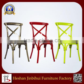 Hot sale more color Y cross back chair cross back dining chair