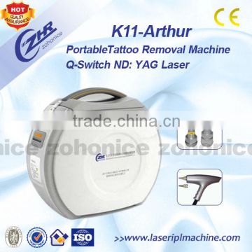 K11-Arthur portable yag-laser tattoo entfernung maschine