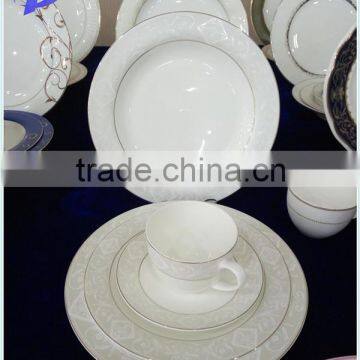 Hot Salling Round Bone China 112 PCS Porcelain Dinner Set photo-2