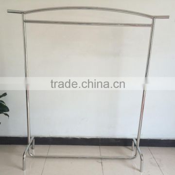 wholesale stainless steel clothes display rack/clothes