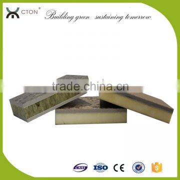 Calcium silicate substrate with XPS EPS Rock wool PU insulation and decorative board