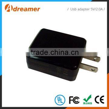 Universal Travel US Plug Custom 5V 2.0A Portable Mobile Phone Charger photo-3