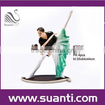 Fashion style resin figurine home decoration modern