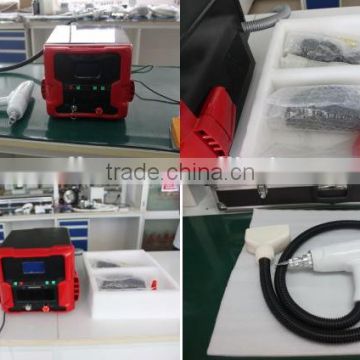 Portable Q Switch Nd YAG Laser Permanent Tattoo Removal Tattoo Removal System Equipment Freckles Removal