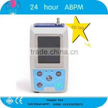 ABPM CE Approved free analyzer software 24 hours recording time ambulatory blood pressure monitor BP Monitor ABP monitor