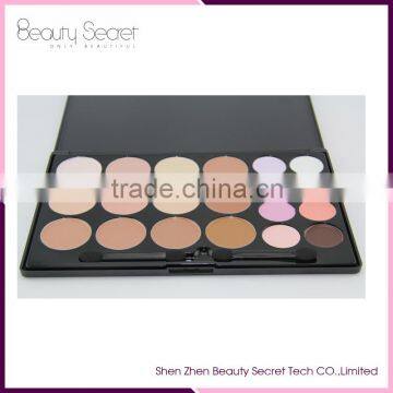 OEM 20colors face concealer Palette highlight makeup concealer with mirror and brush