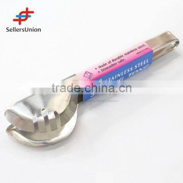 2016 newest design No.1 Yiwu agent commission agent High quality stainless steel serving tong food tong