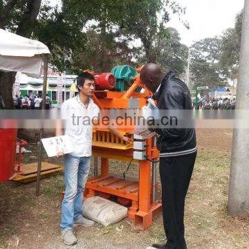 Small Investment Big Profit! QTJ4-40 Hollow Block And Pavers Brick Making Machine for Small Factory With Vedio