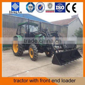 Low price farm tractor with front loader