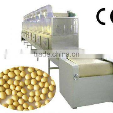 Industrial big capacity microwave dryer and sterilization machine for soybeans with CE certification