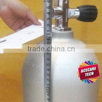 12L-20MPa aluminum gas cylinder for diving, high pressure seamless aluminum cylinder
