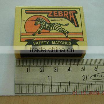 Colored Household Wooden Safety Match Box