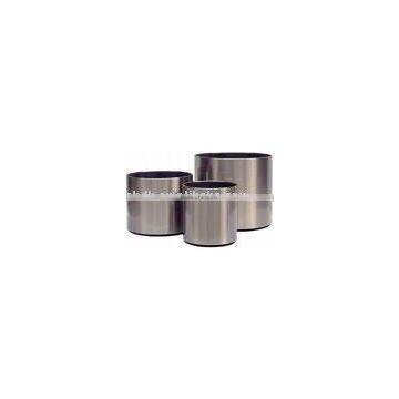 Stainless Steel Cylindrical Flower Pot