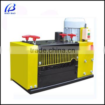 HW-005-1 Horizontal Dual channel 5knife cable wire peeling machine /copper scrap wire stripping machine (front of the 5-slot)