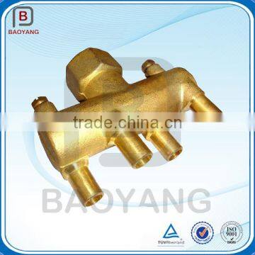 China OEM female & male forged water brass plumbing manifold